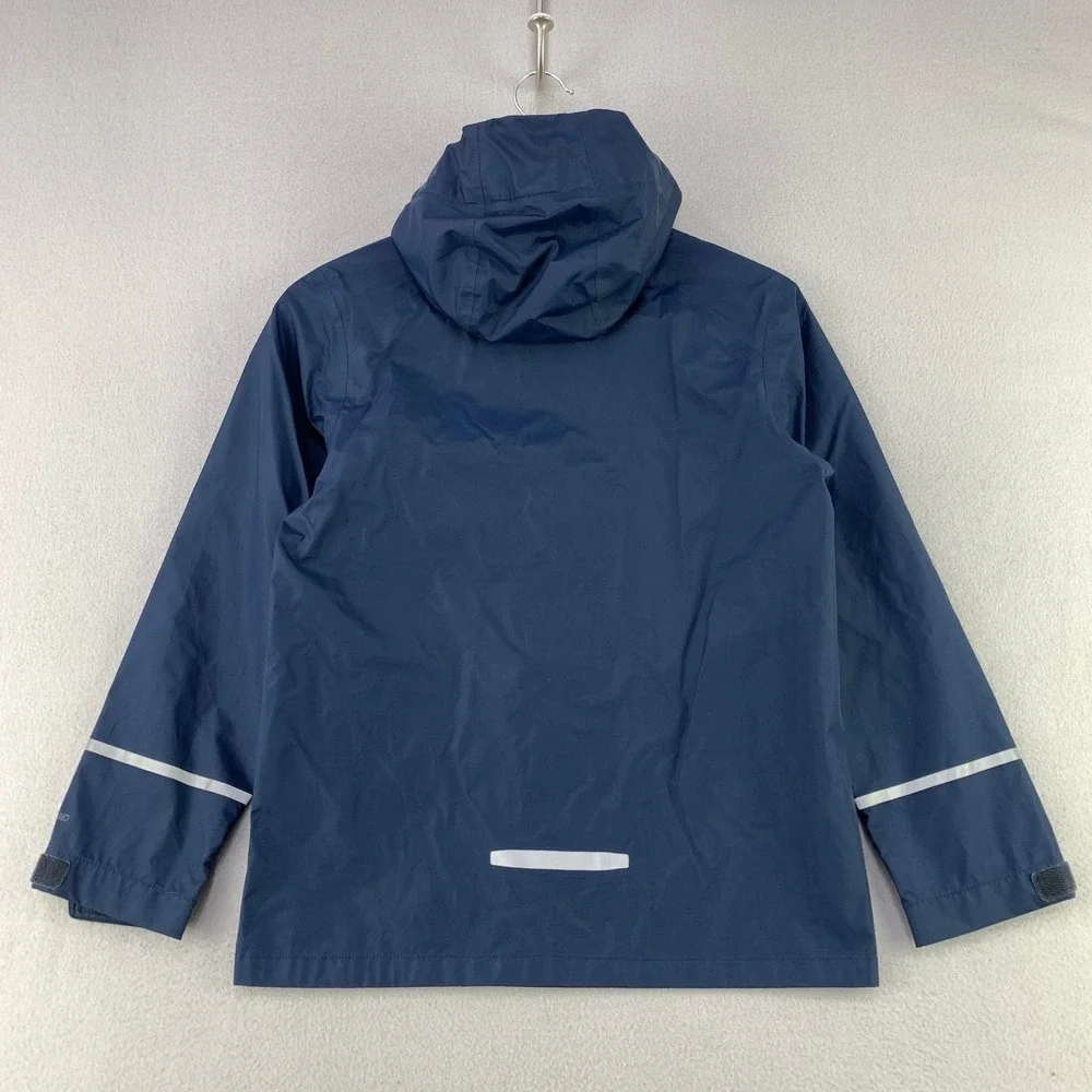 Patagonia Torrentshell Rain Jacket Kids M 10 Blue Outdoor H2No Waterproof Hood